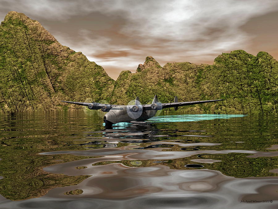 Boeing Sea Plane Digital Art by Michael Wimer