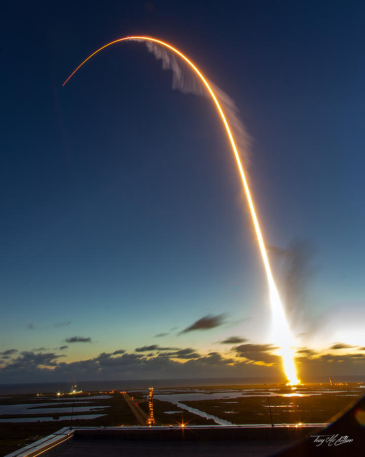 Boeing Starliner Launch Photograph by Troy McClellan