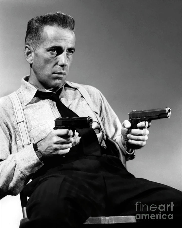 Bogart with 6-shooter Photograph by Doc Braham