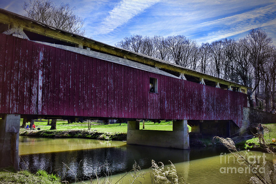 Bogerts Covered Bridge Pennsylvania Photograph by Paul Ward