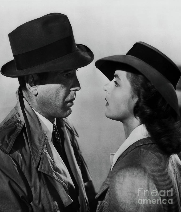 Bogey And Bergman Casablanca 1942 Photograph by Doc Braham