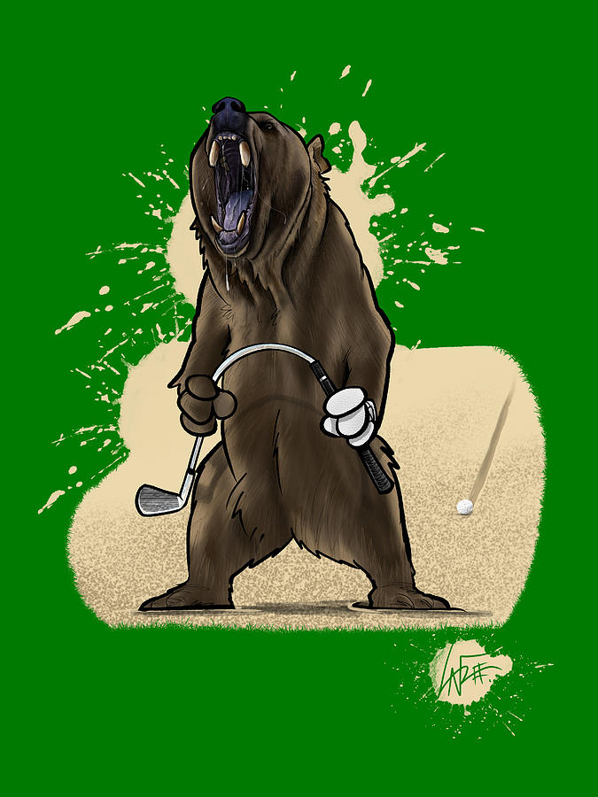 Bogey Bear Drawing