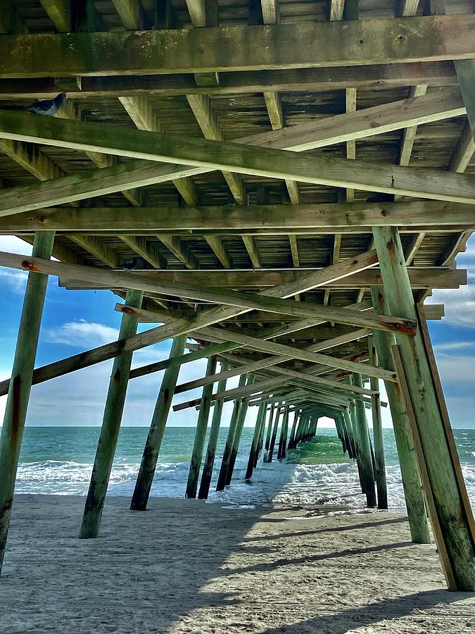 Bogue Pier Digital Art by C Stephenson-Gibbs - Fine Art America