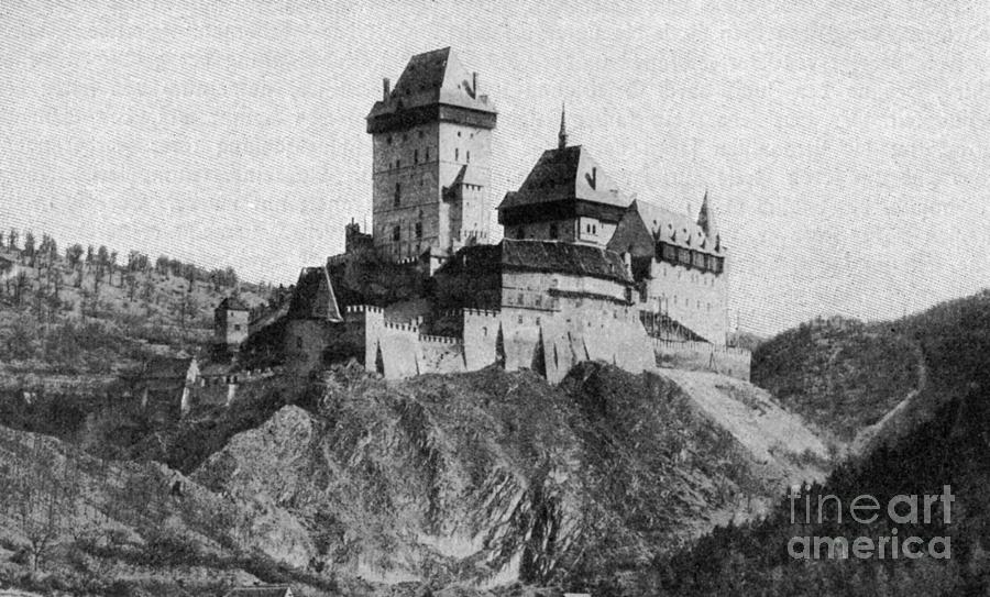 Bohemia - Karlstejn Castle Photograph by Granger