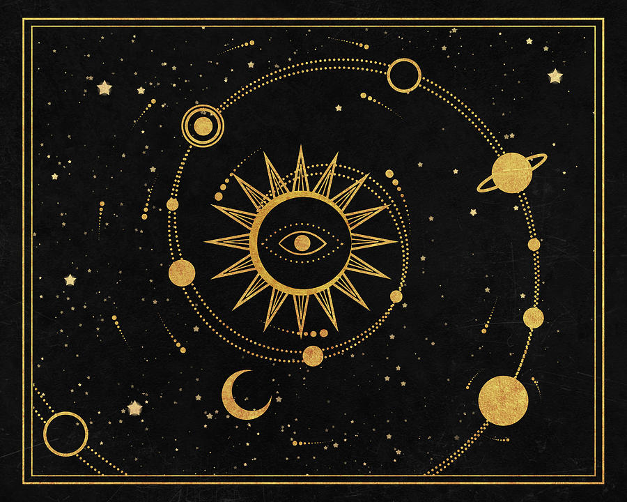 Bohemian Solar System Digital Art by Luna Lyric - Fine Art America