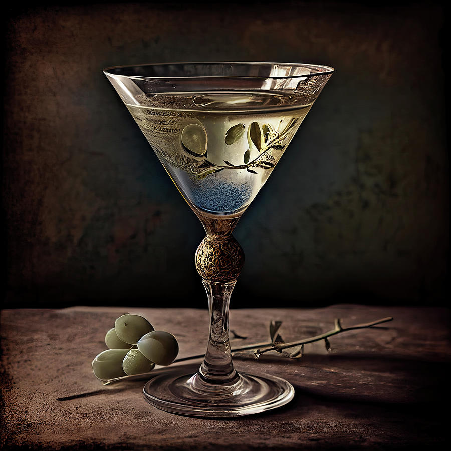 Bohemian Martini Digital Art by Zina Zinchik
