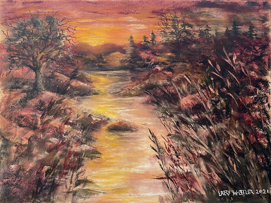 Boho Creek Pastel by Larry Whitler