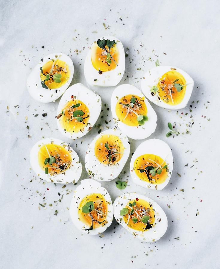 Boiled eggs Photograph by Claudia Totir