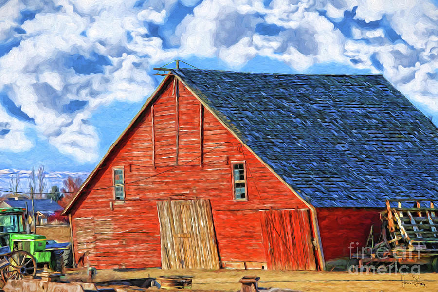 Boise Kuna Barn Painted Painting by Janene Stinson - Fine Art America