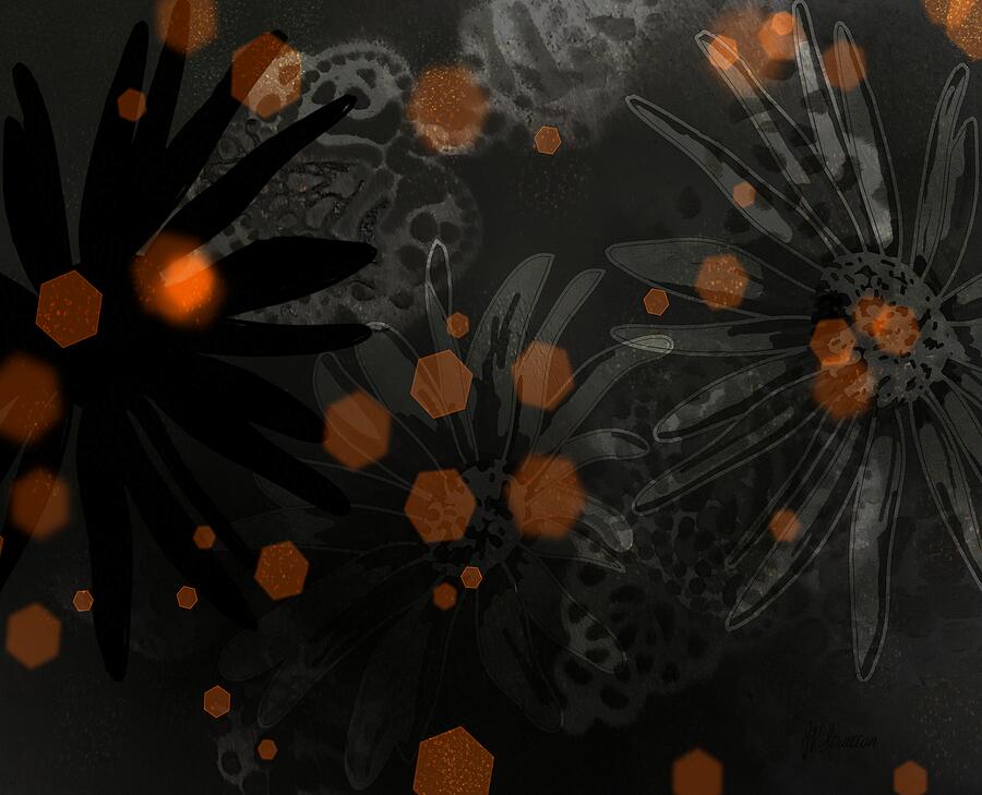Bokeh Daisy Shadows Drawing by Joan Stratton Bokeh Daisy Shadows Drawing by Joan Stratton