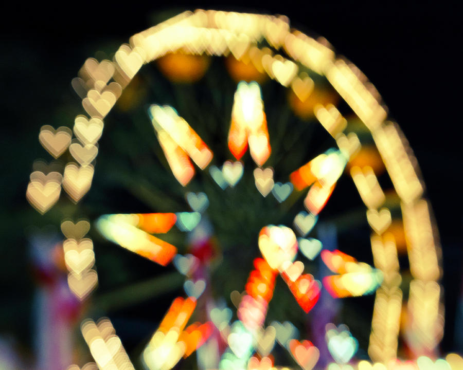Bokeh Ferris Wheel Photograph by Melanie Alexandra Price