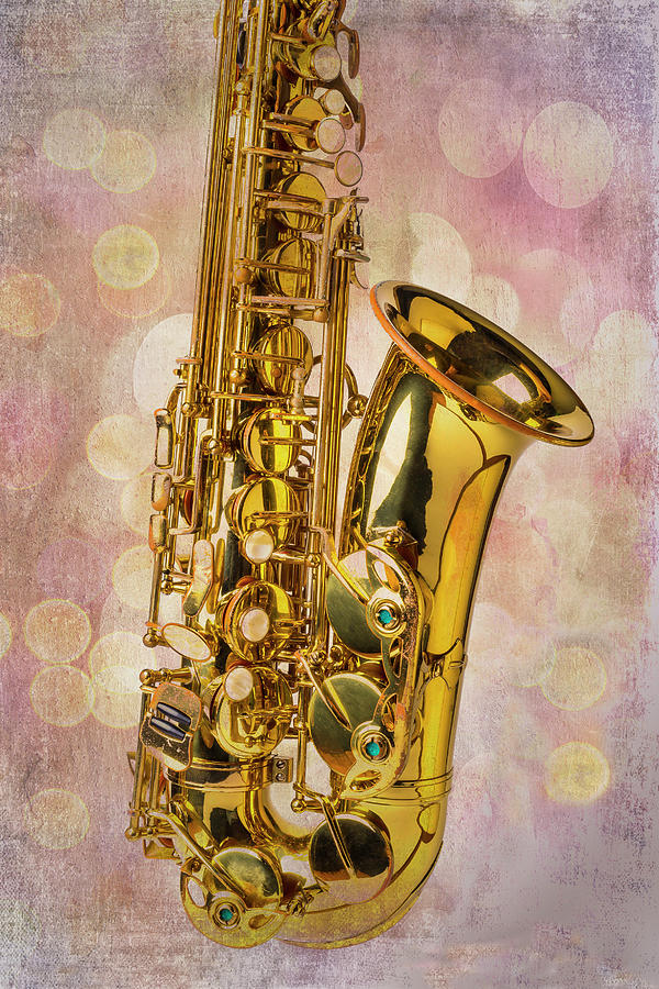 Bokeh Saxophone Photograph by Garry Gay