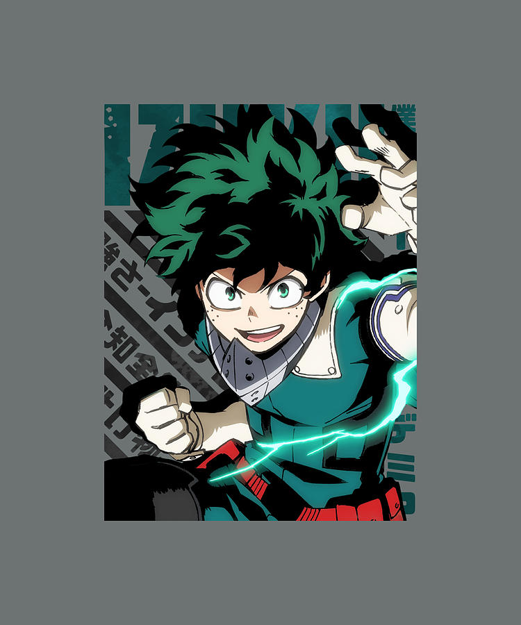 Boku no Hero Academia Izuku Midoriya Kids cute Painting by Roxanne Owen ...