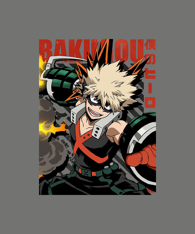 Boku no Hero Academia Katsuki Bakugou Kids Painting by Hall Nick | Pixels