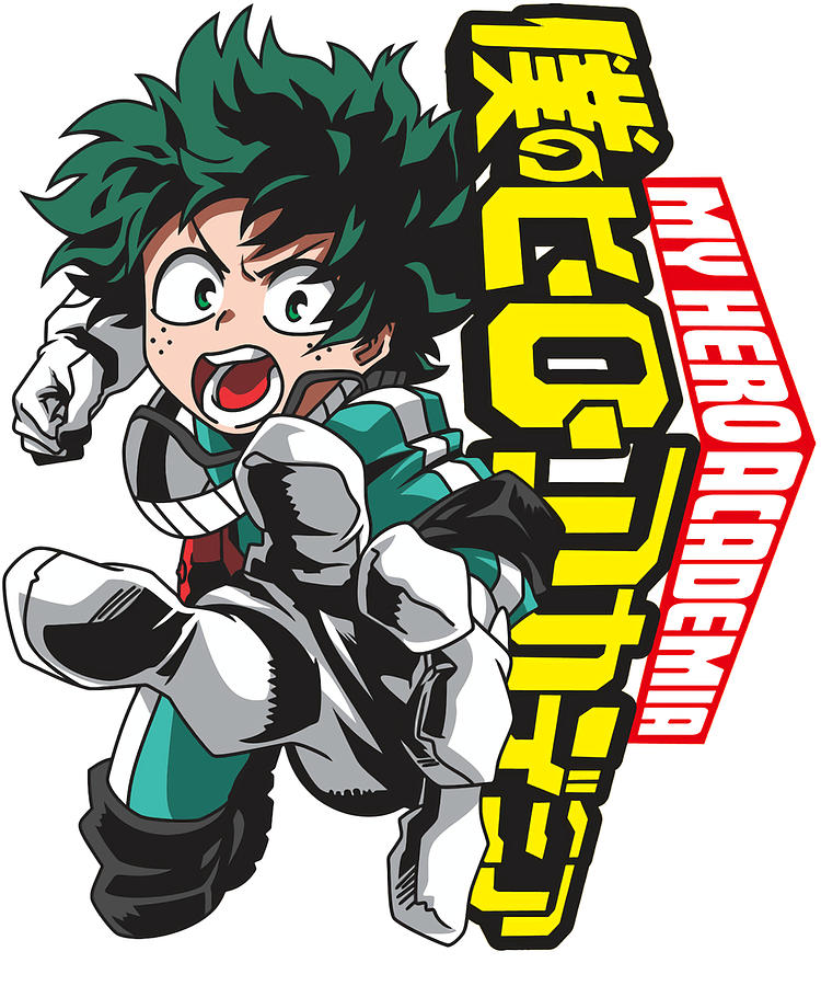 Boku No Hero My Hero Academia Deku vintage Painting by Lee Poppy | Fine ...