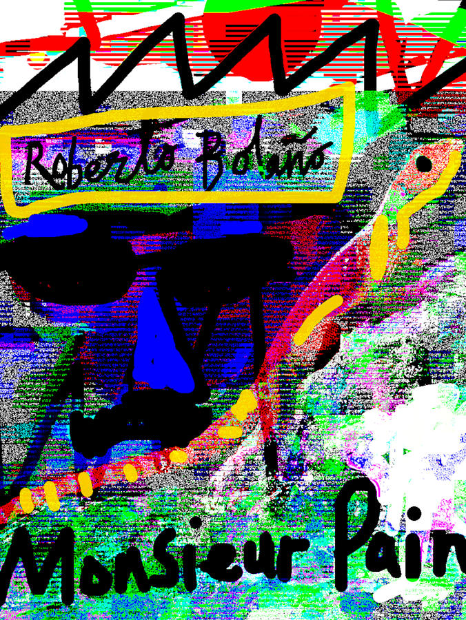 Bolano Monsieur Pain poster by Paul Sutcliffe Bolano Monsieur Pain poster by Paul Sutcliffe