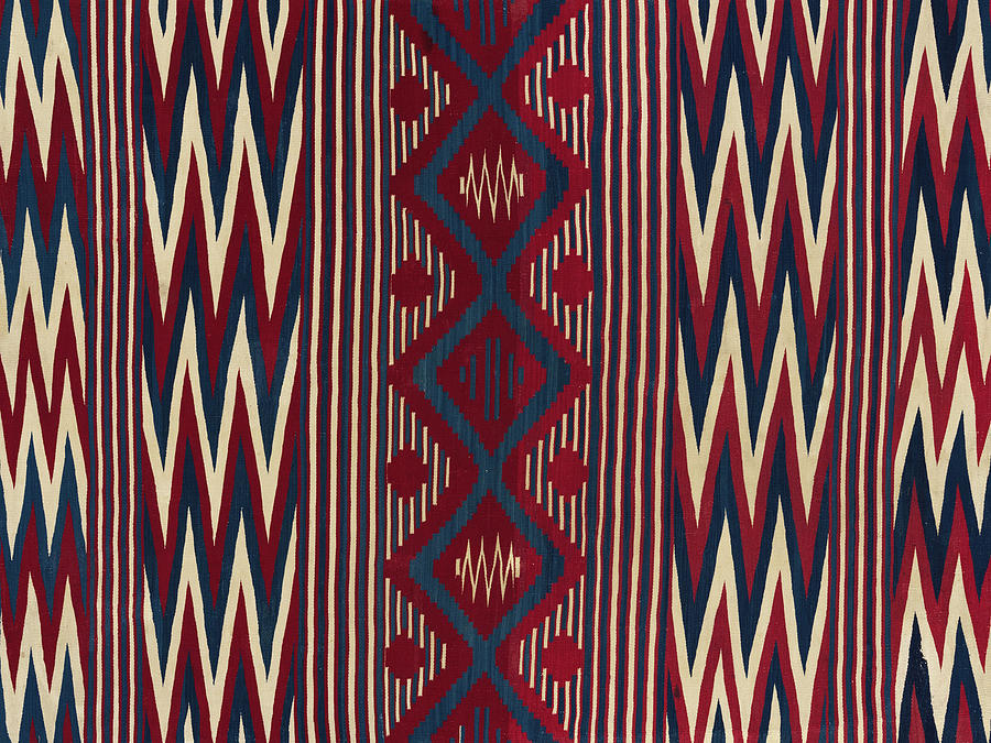 Bold Argyle Pattern Geometric Design Stripes Painting by Tony Rubino