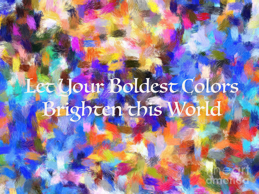 Bold Colors Card Photograph by Katherine Erickson