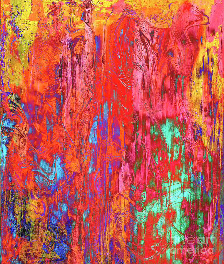 Bold Colors For Castle Walls 4  Painting by Catalina Walker
