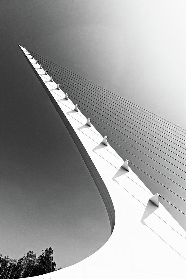 Bold Decision -- Sundial Bridge at Turtle Bay Exploration Park in Redding, California Photograph by Darin Volpe
