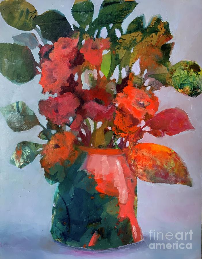 Floral Embers Painting by Michelle Abrams