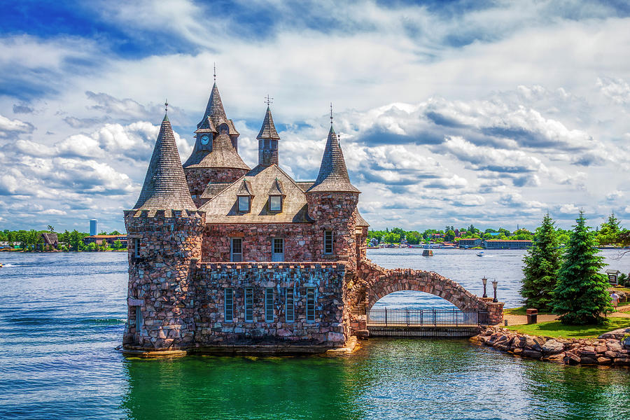 Boldt Castle on St. Laurence river, Ontario, Canada Photograph by Tatiana Travelways