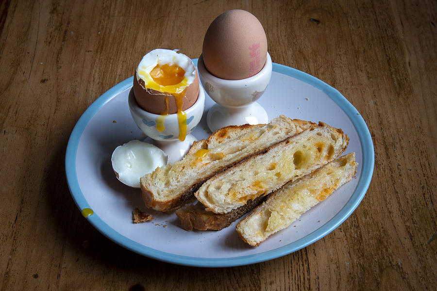 Bolied Eggs With Soldiers Photograph by David Burden Photography