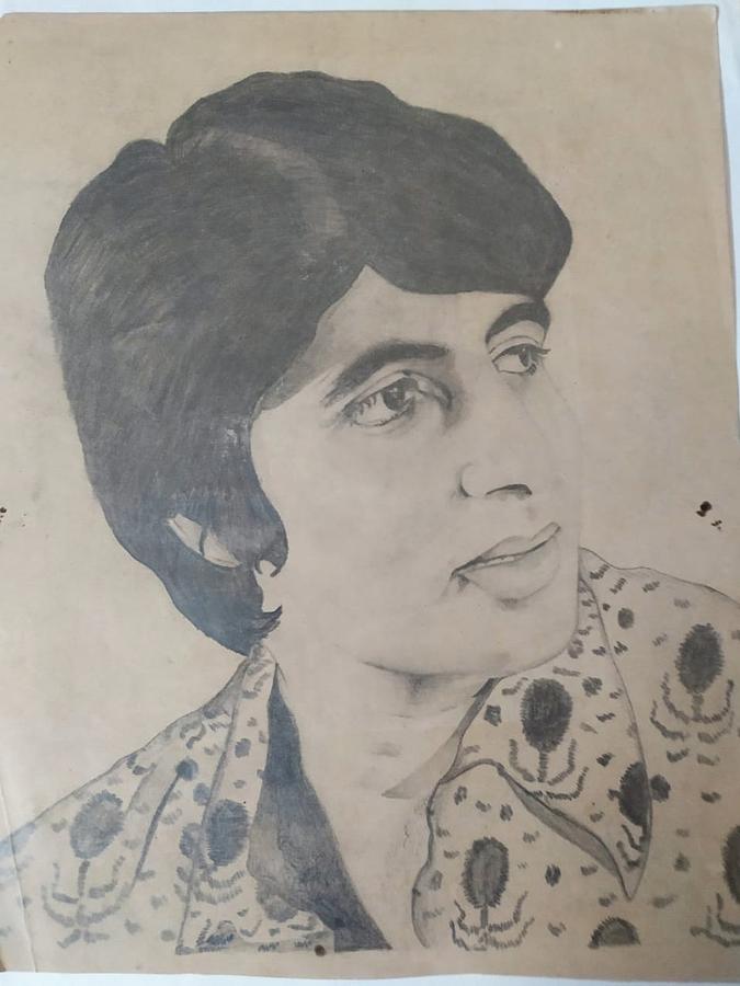 Portrait of Amitabh Bachchan by lapsiyaji on Stars Portraits - 46