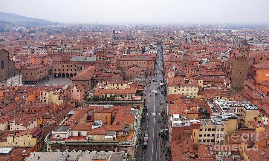 Bologna from above 1 Photograph by Rudi Prott
