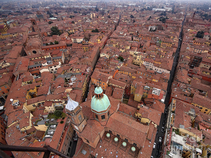 Bologna from above 2 Photograph by Rudi Prott