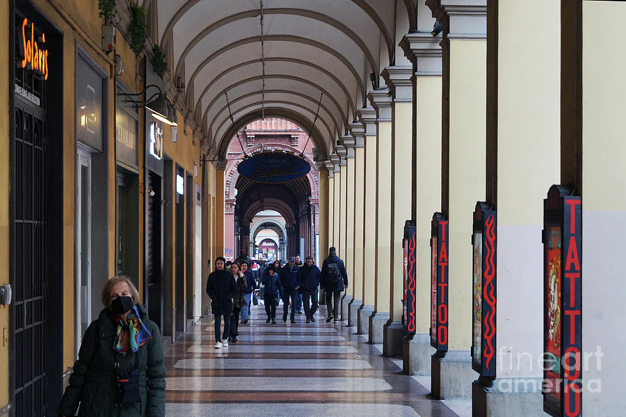 Bologna portico 1 Photograph by Rudi Prott