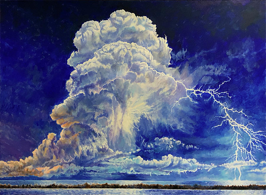 Bolt out of the Blue Painting by Frank Harris