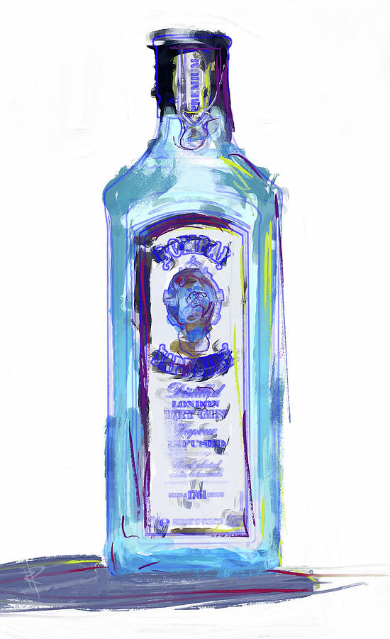 Bombay Gin Mixed Media by Russell Pierce