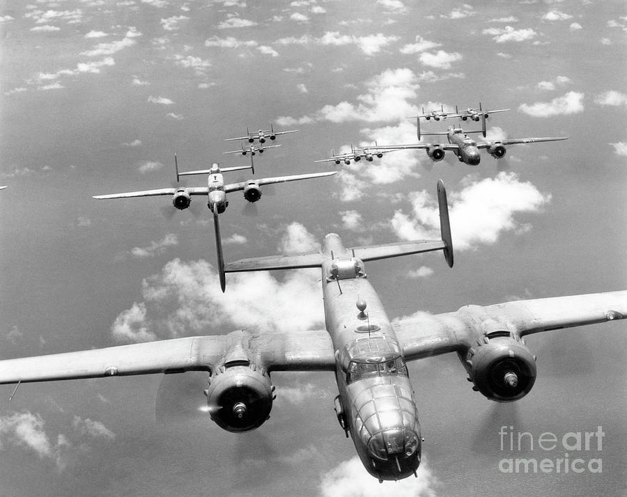 BOMBER PLANES,  c1943 Photograph by Granger
