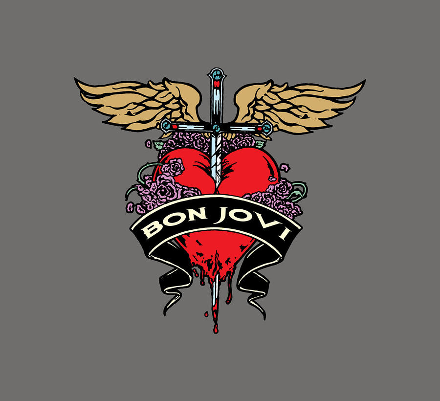 Bon Jovi Classic TShirt Painting by Lexi Russell | Fine Art America