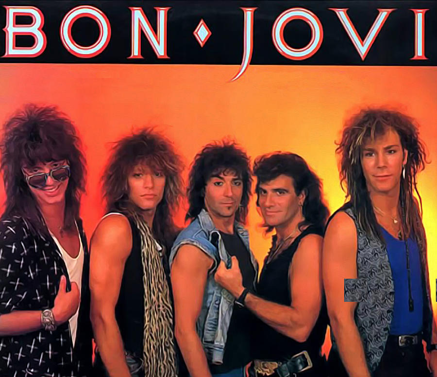 Bon Jovi On 80s Digital Art by Look Good - Fine Art America