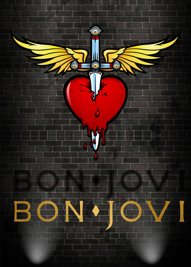 Bon Jovi Premium Poster Painting by Grant Owen - Fine Art America