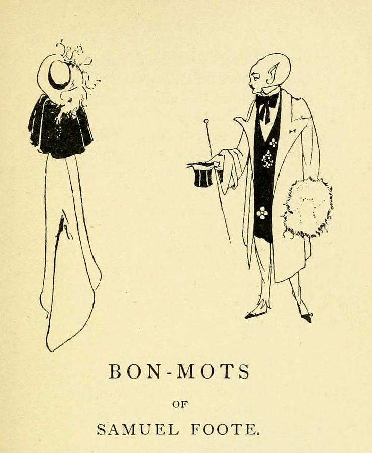 Bon-mots 1894 - 3 Drawing by Aubrey Beardsley - Pixels