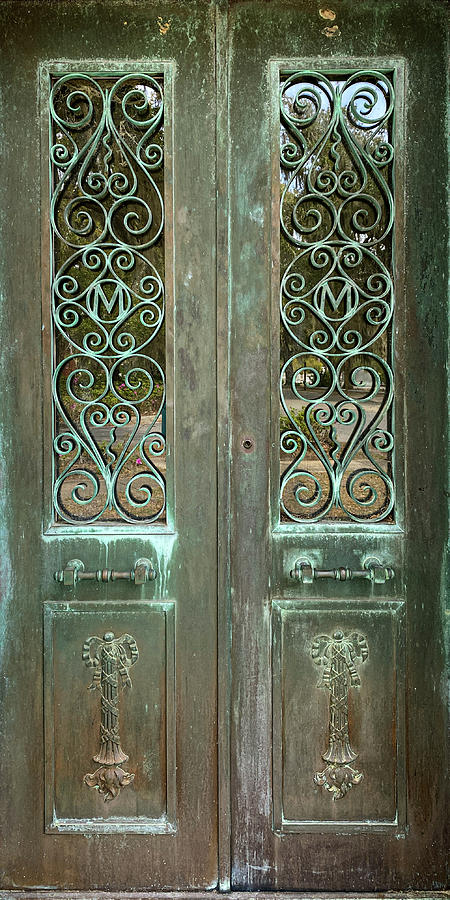 Bonaventure Mausoleum Doors, Bonaventure Cemetery, Savannah, Geo Photograph by Dawna Moore Photography