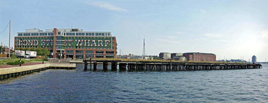 Baltimore Photograph - Bond Street Wharf by Brian Wallace