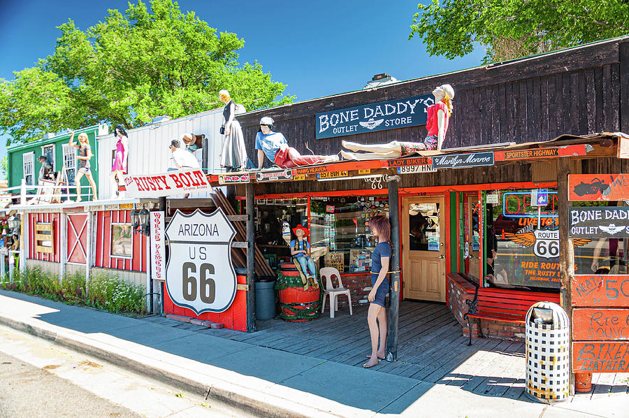 Bone Daddys on Route 66 Photograph by Rob Hemphill