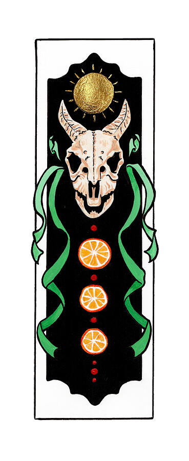 Bone Orange Painting by Tiffany DiGiacomo Bone Orange Painting by Tiffany DiGiacomo