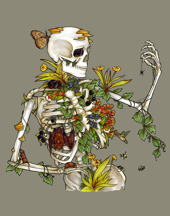 Bones And Botany Digital Art by Triem Tuong Bui - Fine Art America