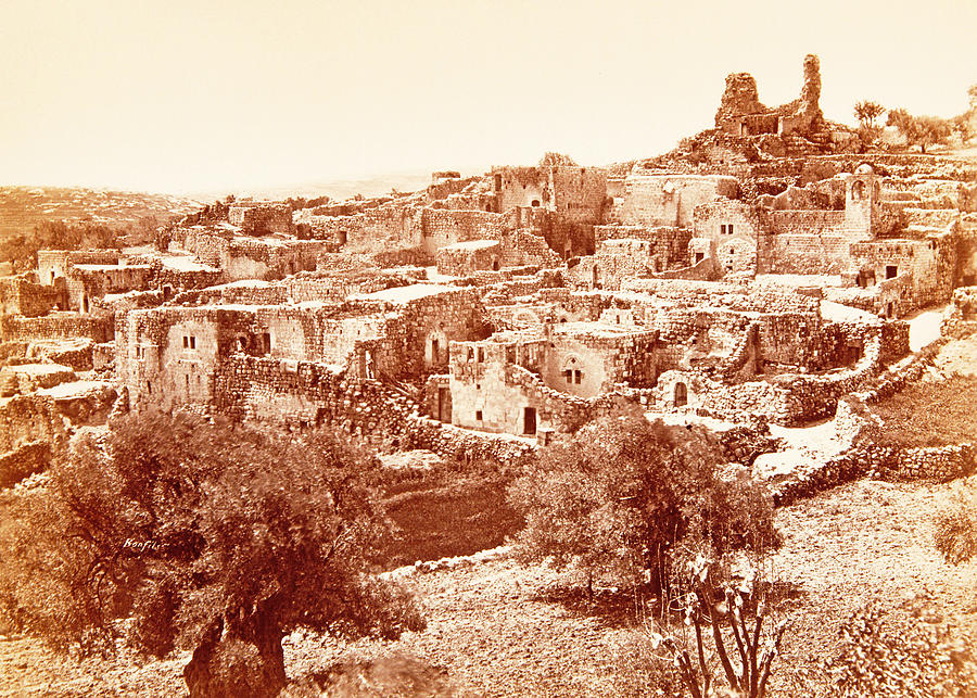 Bonfils Bethany 1870s Photograph by Munir Alawi