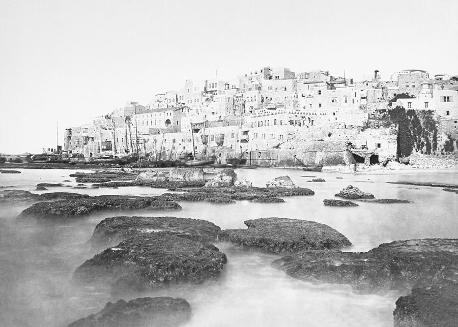 Bonfils Jaffa in 1870s Photograph by Munir Alawi