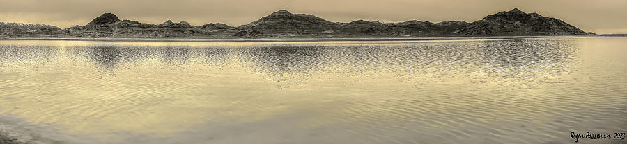 Bonneville Salt Flats In Winter Photograph By Roger Passman - Fine Art ...