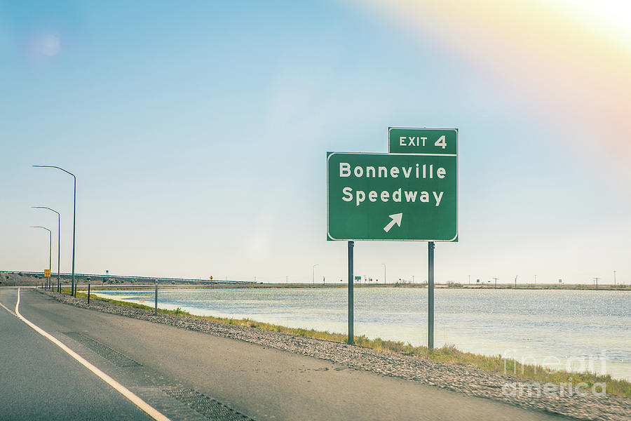 Bonneville Speedway Exit 4 Photograph by Ryan McKee - Pixels