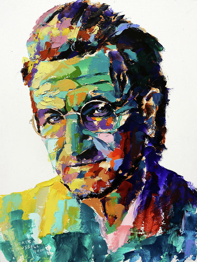 Bono Painting by Derek Russell