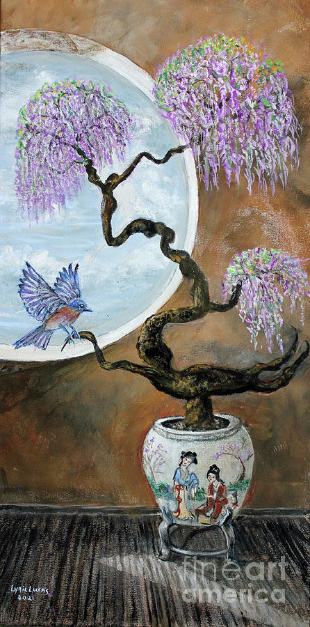 Bonsai Fantasy Painting by Lyric Lucas