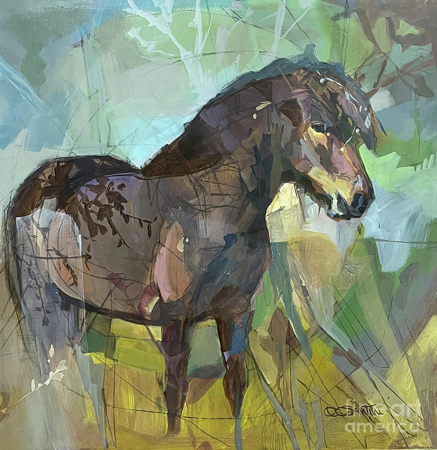 Pony Painting - Bonsai by Kimberly Santini